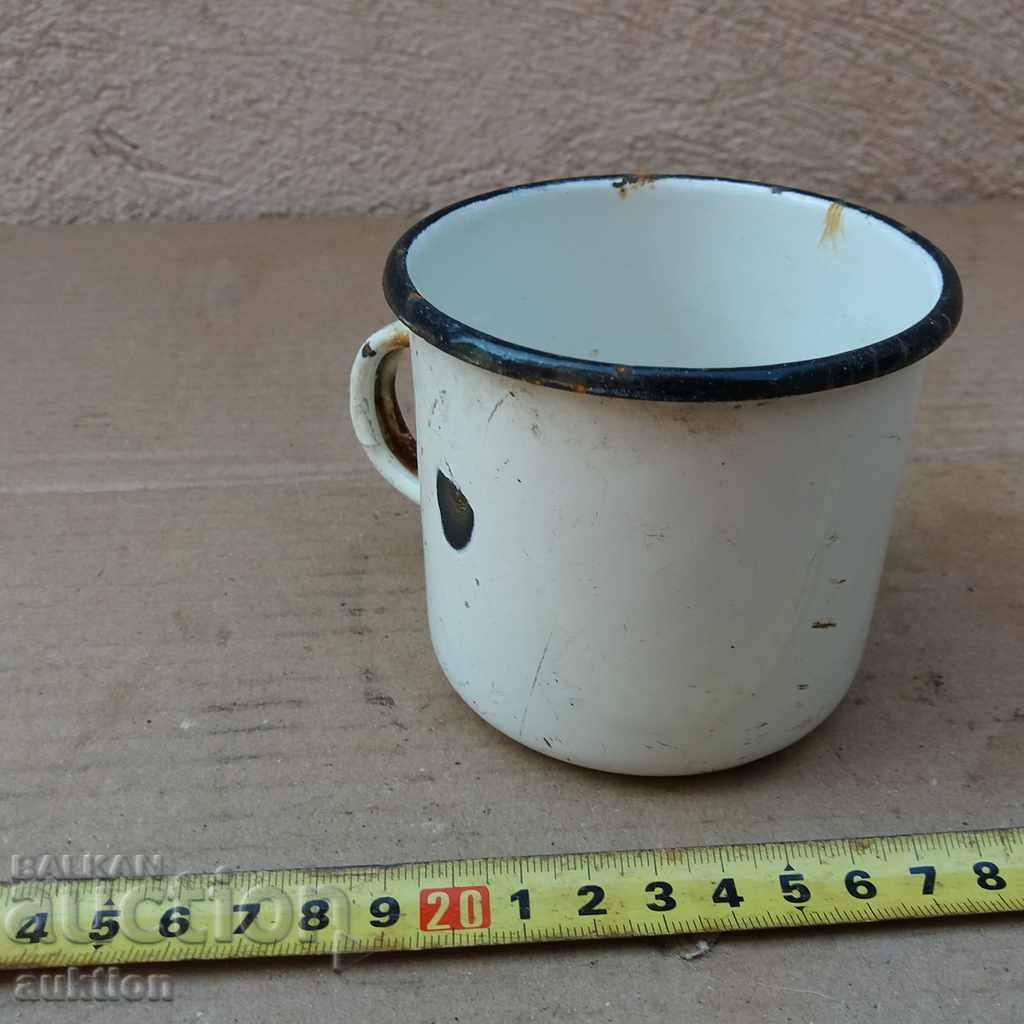 Delivery of OLD RUSSIAN ENAMELED CUP, POTTER - MARKING OF THE USSR Delivery of OLD RUSSIAN ENAMELED CUP, POTTER - MARKING OF THE USSR