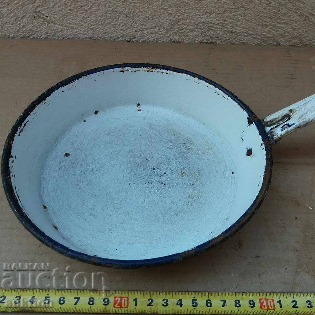 Delivery of OLD SOC. ENAMELED PAN WITH MARKING