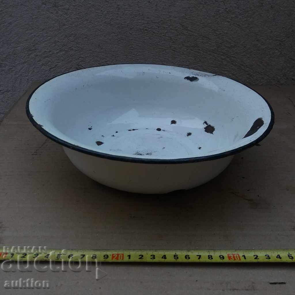 OLD SOC. ENAMELED LEVEN, BOWL OF EARLY SOC. MARKING with price 1.99 BGN | € 1.02