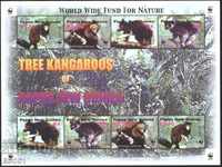 Καθαρά εμπορικά σήματα WWF Wood Kangaroo 2003 Papau New Guinea