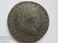 1821 Ferdin VII dei Gratia 8R, Spanish silver coin