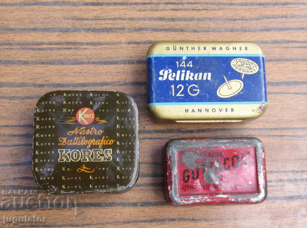 lot old metal sheets PELIKAN GUTTACOLL KORES with price 20.00 BGN | € 10.23 lot old metal sheets PELIKAN GUTTACOLL KORES with price 20.00 BGN | € 10.23