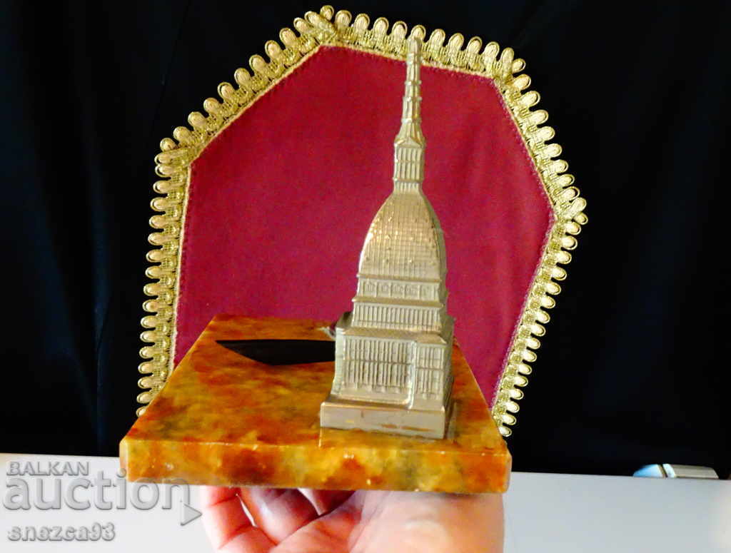 Pen holder, pen with natural agate 850 gr - 5 Pen holder, pen with natural agate 850 gr - 5