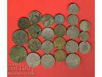 ГЕРМАНИЯ 5дм АВСТРИЯ 28шил ШВЕЙЦАРИЯ 1.60фр КАНАДА 1$ - 23бр