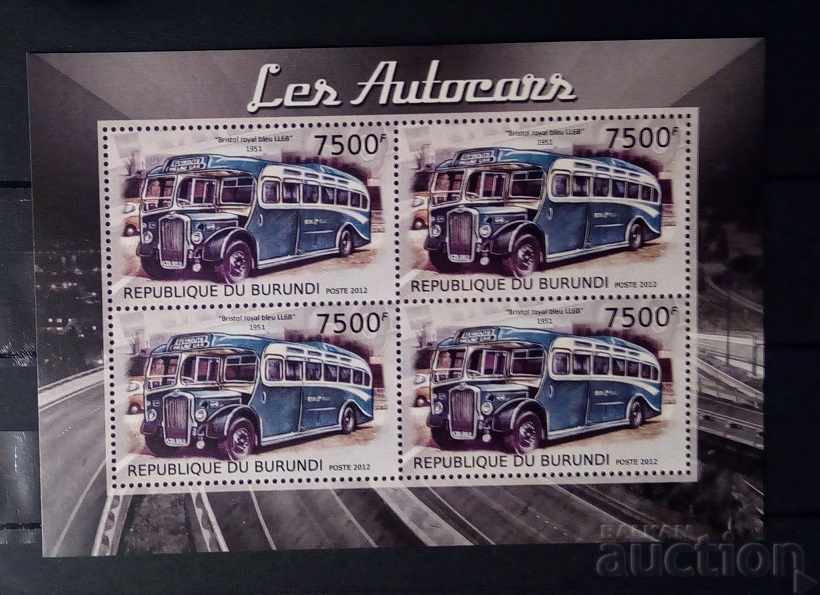 Μπουρούντι 2012 Αυτοκίνητα MNH Μπουρούντι 2012 Αυτοκίνητα MNH