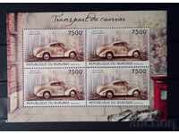 Burundi 2012 Cars Souvenir Sheet MNH