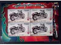 Μπουρούντι 2012 Μεταφορές / Μοτοσικλέτες / Harley Davidson Block MNH