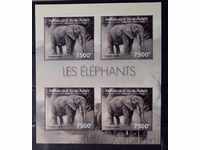 Μπουρούντι 2012 Πανίδα / Ελέφαντες Block MNH