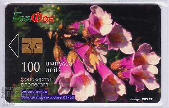 PHONE CARD - BULPHONE - 100 Cat.№ C 15 IV - GEM 6a -2102