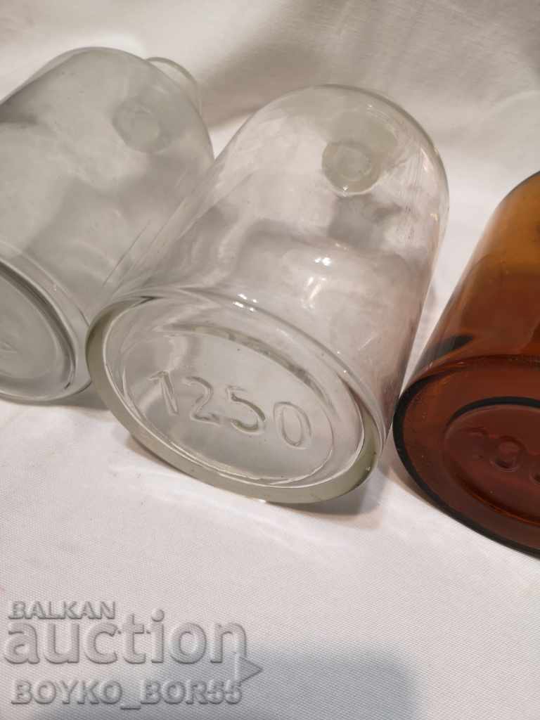 Πέντε μεγάλα μπουκάλια φαρμακοποιίας - - 7 Πέντε μεγάλα μπουκάλια φαρμακοποιίας - - 7