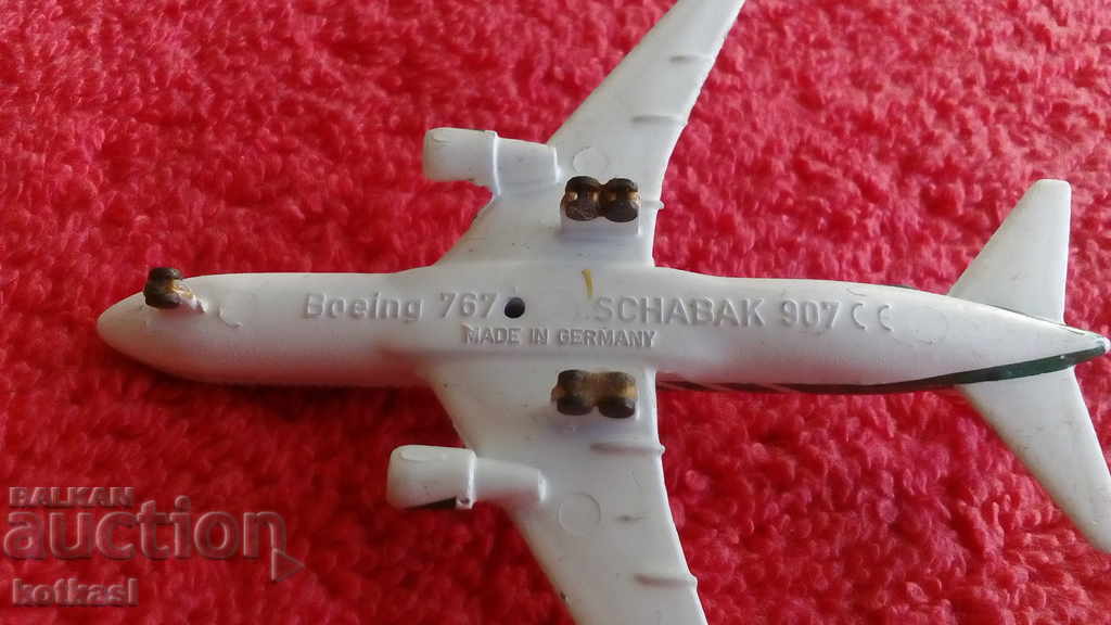 Small solid metal plane Germany marked SCHABAK - 7 Small solid metal plane Germany marked SCHABAK - 7