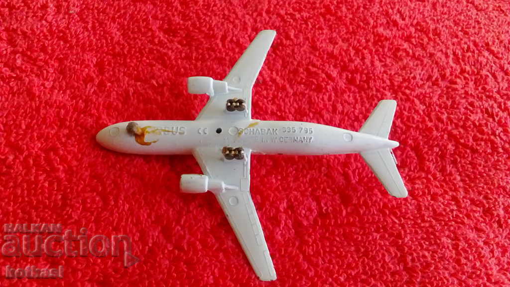 Small solid metal plane Germany marked SCHABAK - 6 Small solid metal plane Germany marked SCHABAK - 6