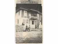 Old photo - In front of a country house