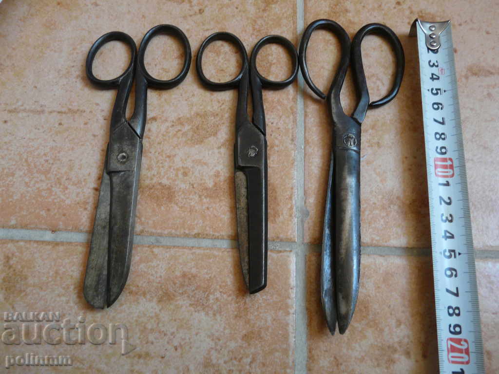 Old scissors - 3 pcs.