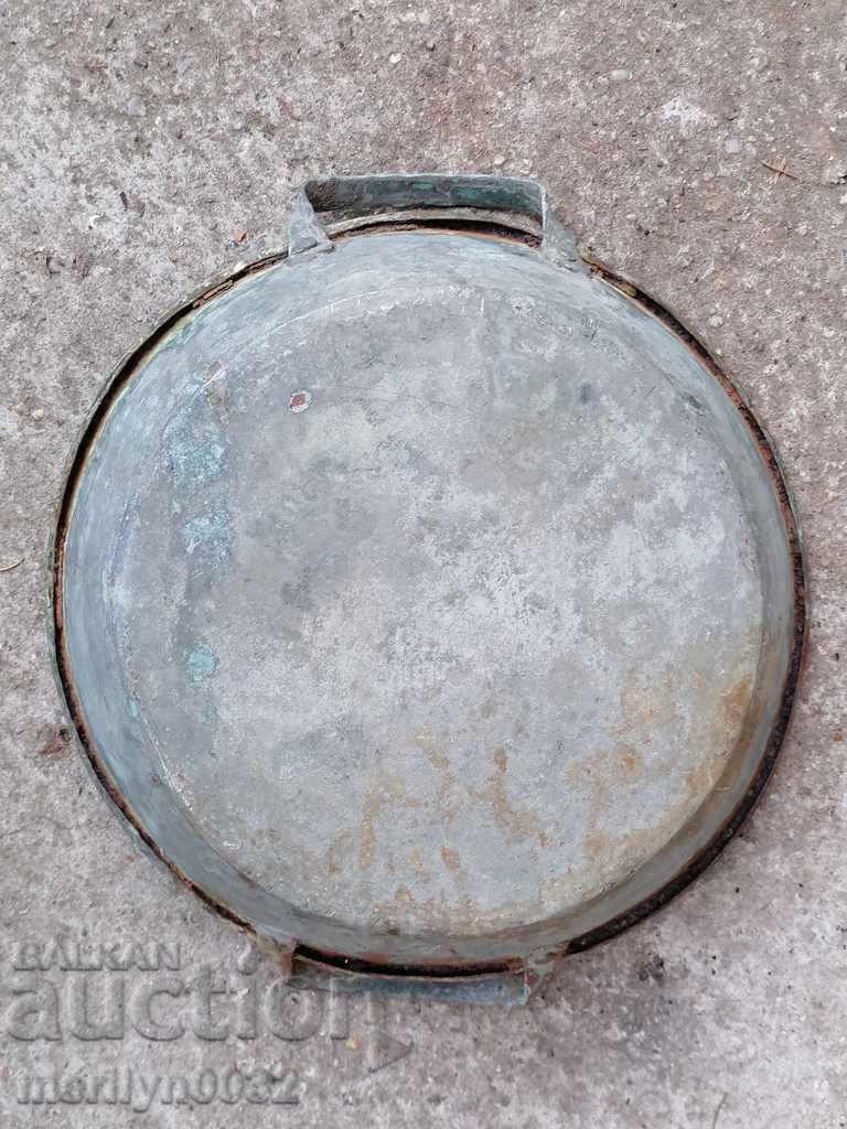 Copper pan tray, copper pan, copper, sahan, copper bowl with price 68.00 BGN | € 34.77