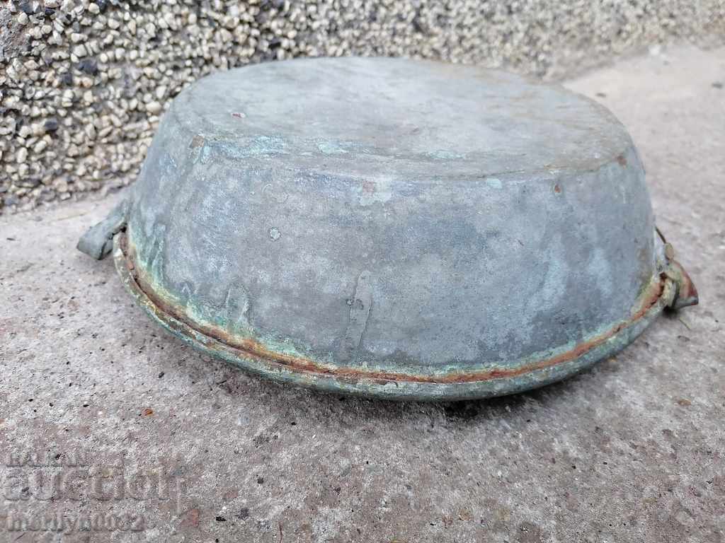 Auction  Copper pan tray, copper pan, copper, sahan, copper bowl