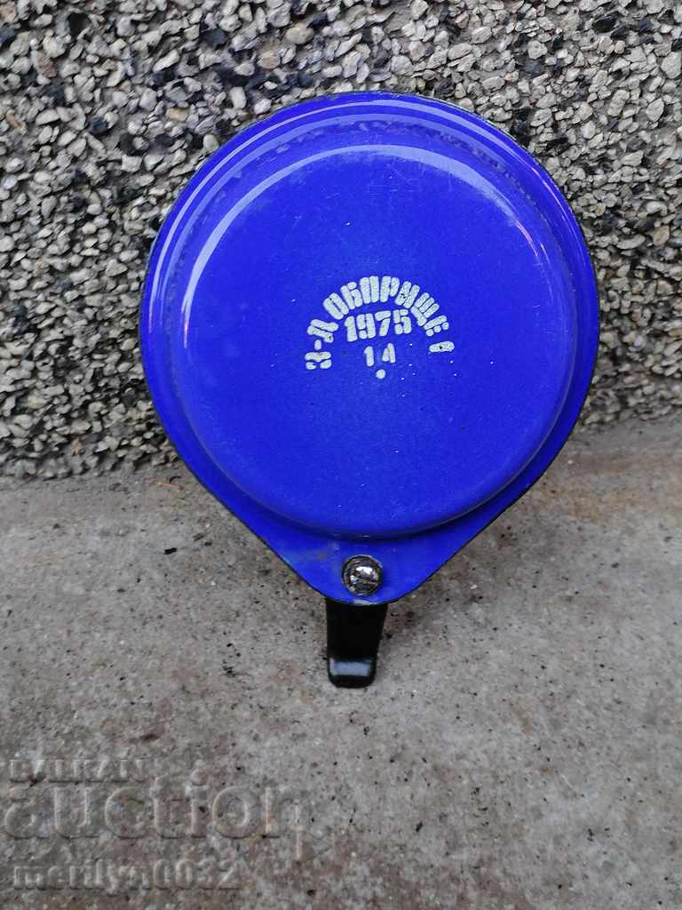 Δημοπρασία Παλιό σμάλτο δοχείο, σμάλτο NRB 1975 Δημοπρασία Παλιό σμάλτο δοχείο, σμάλτο NRB 1975