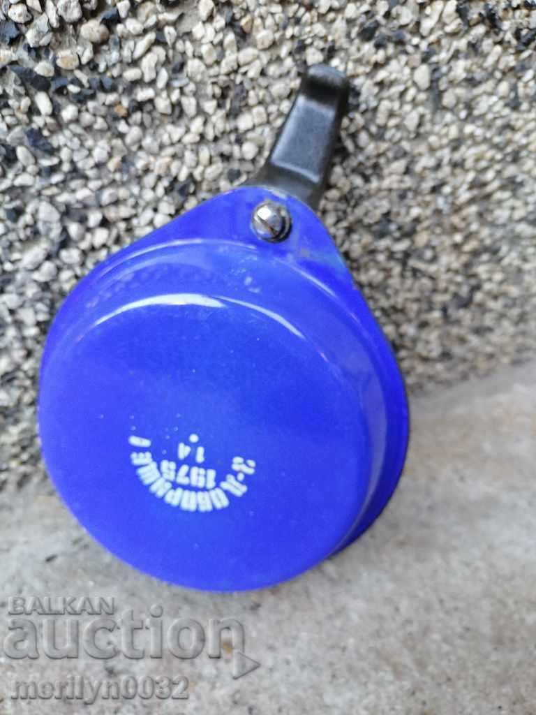 Παλιό σμάλτο δοχείο, σμάλτο NRB 1975 - 6 Παλιό σμάλτο δοχείο, σμάλτο NRB 1975 - 6