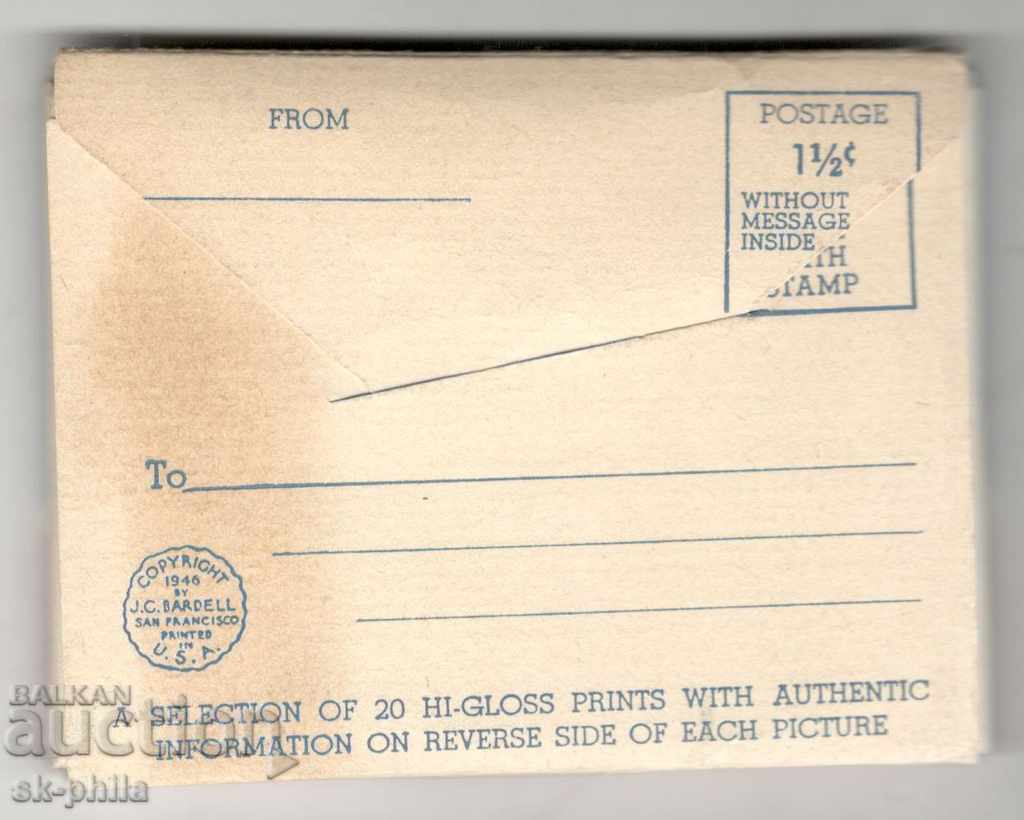 Postcard - 20 pcs. views from san francisco with price 9.00 BGN | € 4.60 Postcard - 20 pcs. views from san francisco with price 9.00 BGN | € 4.60