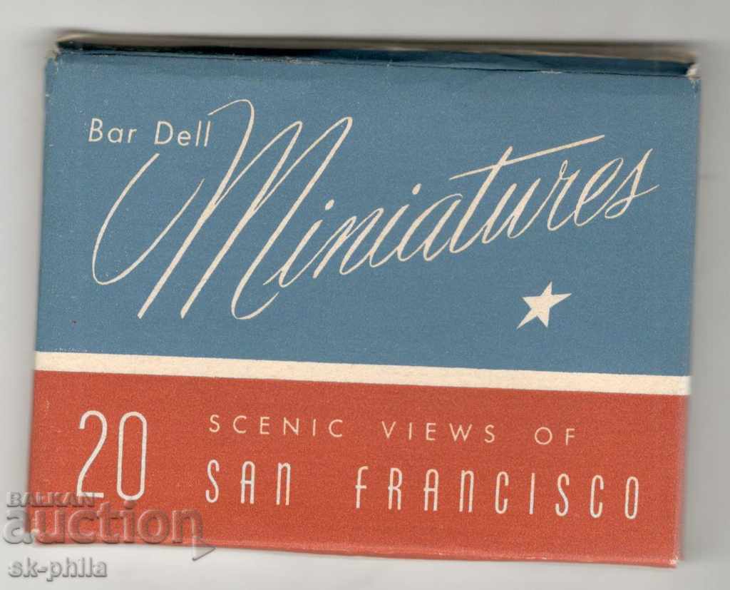 Пощенска картичка - 20 бр. изгледи от Сан Франциско