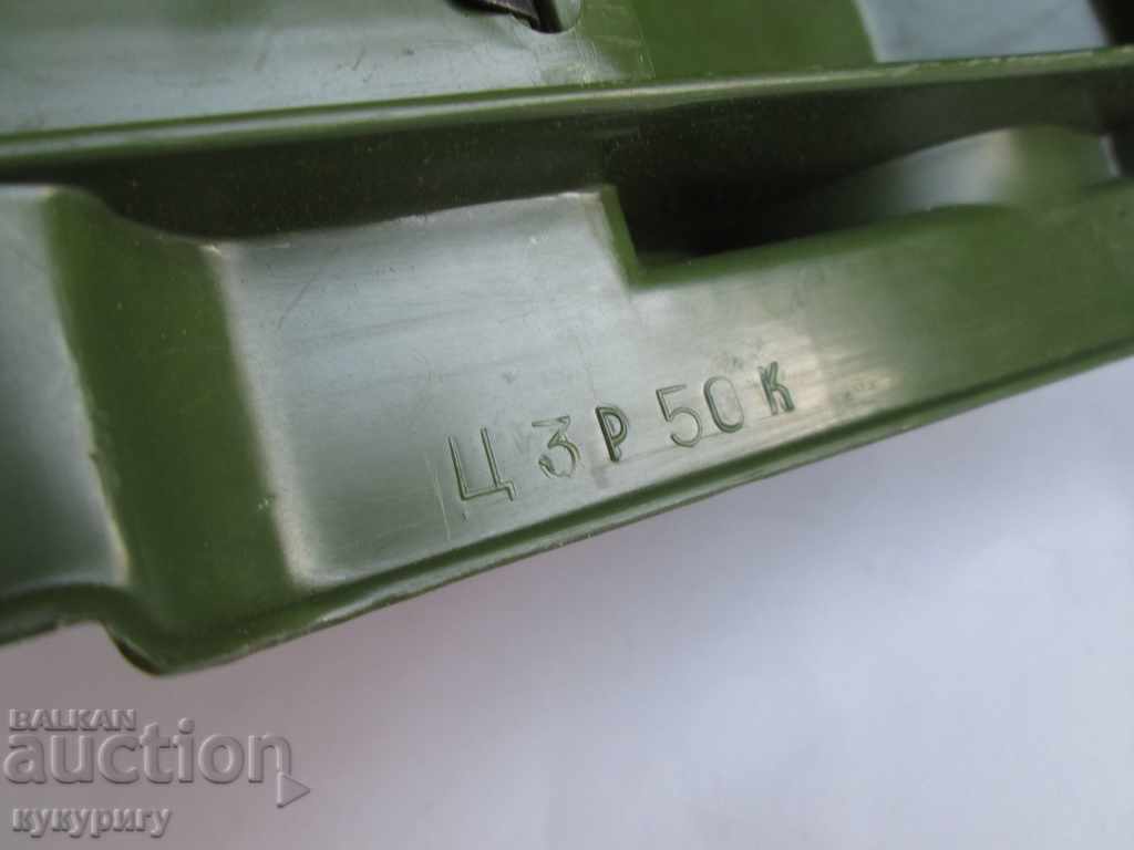 Old USSR Soc children's plastic toy military truck - 7