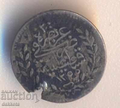 Turkey 20 money 1857, rare