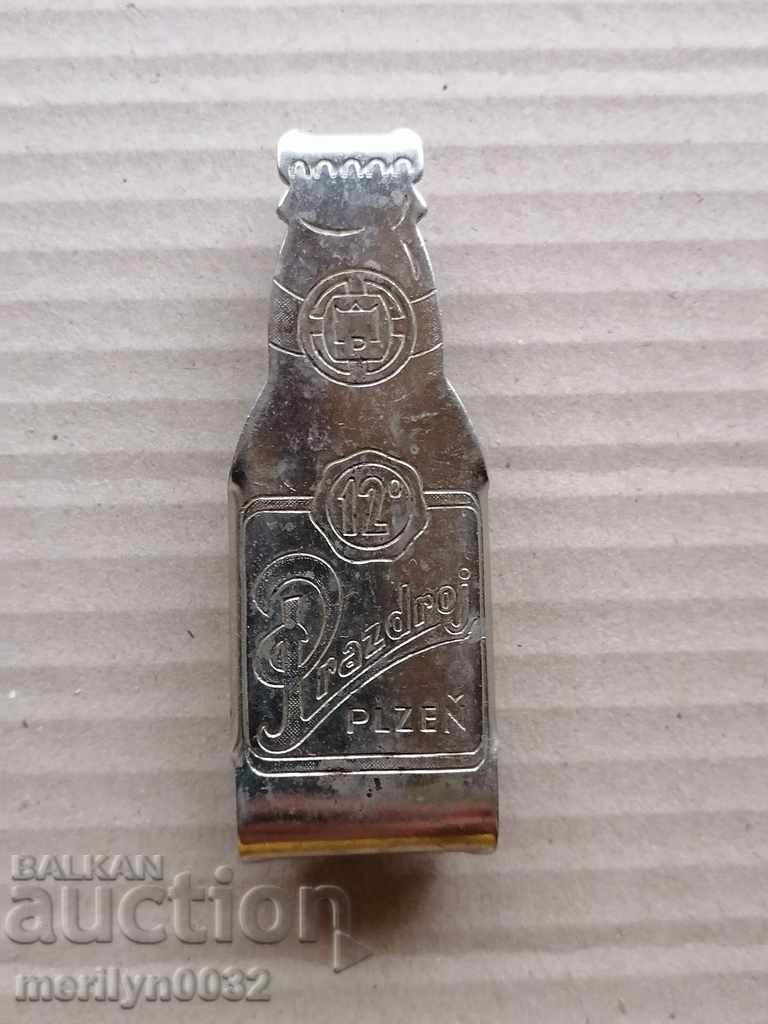 Old social opener Plzen Czechoslovakia coat of arms - 7 Old social opener Plzen Czechoslovakia coat of arms - 7