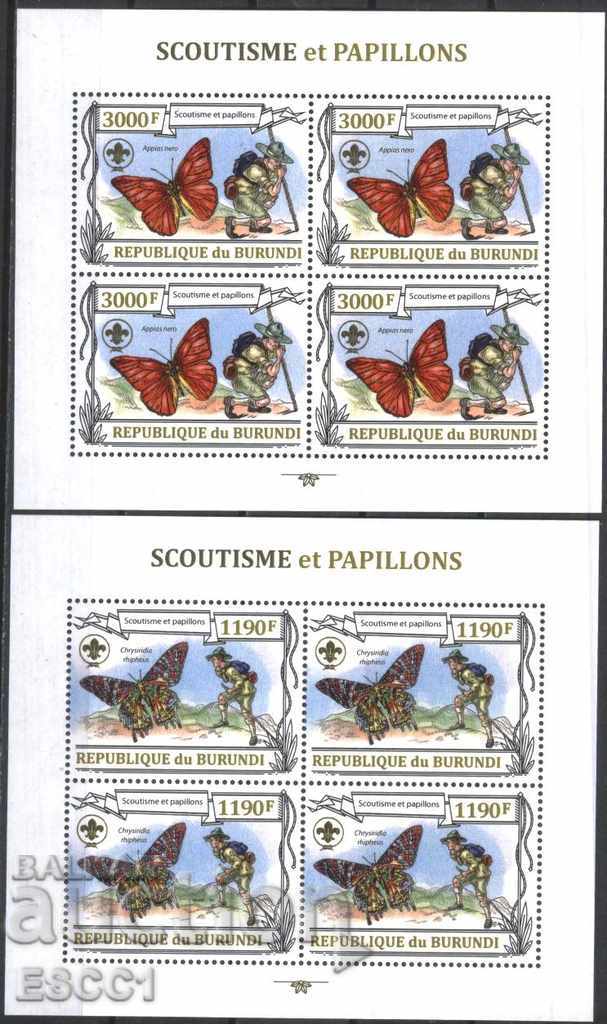 Pure stamps in small leaves Scouts Butterflies 2013 from Burundi with price 89.00 BGN | € 45.50 Pure stamps in small leaves Scouts Butterflies 2013 from Burundi with price 89.00 BGN | € 45.50