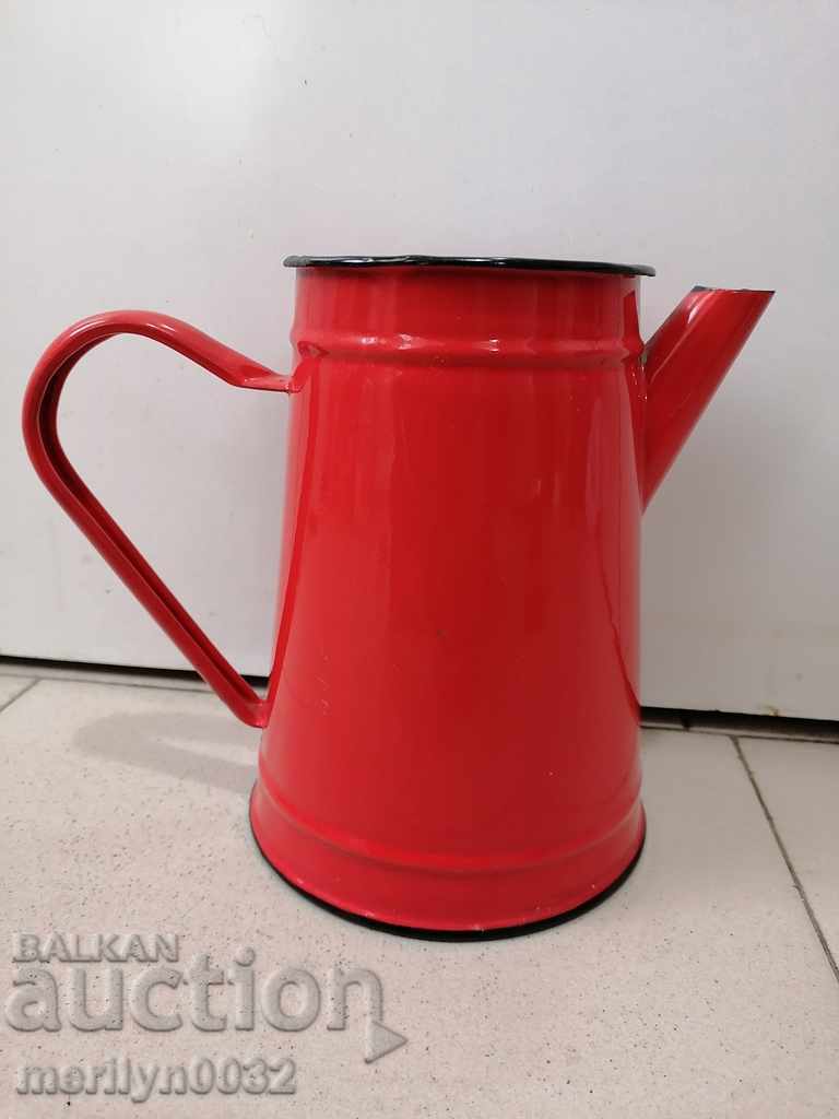 Enamelled pot, kettle, ketchup, kettle, wounded sod with price 44.00 BGN | € 22.50 Enamelled pot, kettle, ketchup, kettle, wounded sod with price 44.00 BGN | € 22.50