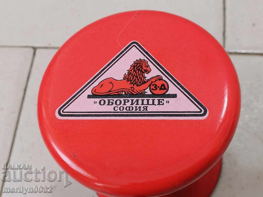 Delivery of Old jesse with enamel, enameled court coffee beer Kingdom Bulgaria