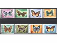 Чисти марки Фауна Пеперуди 1975 от Малдиви