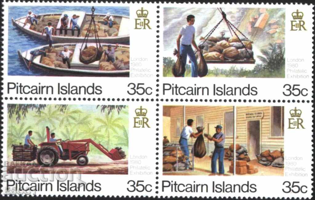 Pure stamps Philatelic exhibition London 1980 from Pitcairn Islands