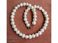 Colier de perle albe naturale