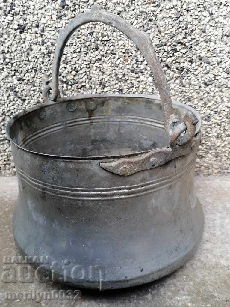 Old copper pot, copper, cauldron - 6 Old copper pot, copper, cauldron - 6