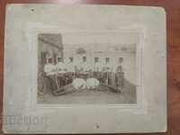 Fotografie veche a ofițerilor din compania a 8-a 1907-1909 inscripționată