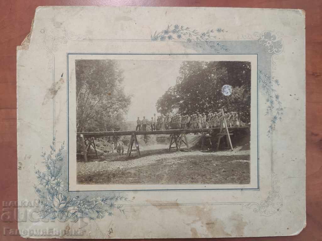 Foto vechi clase de constructii poduri firma a II-a 1907-1909 inscrisa