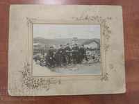 Стара снимка военна надписана
