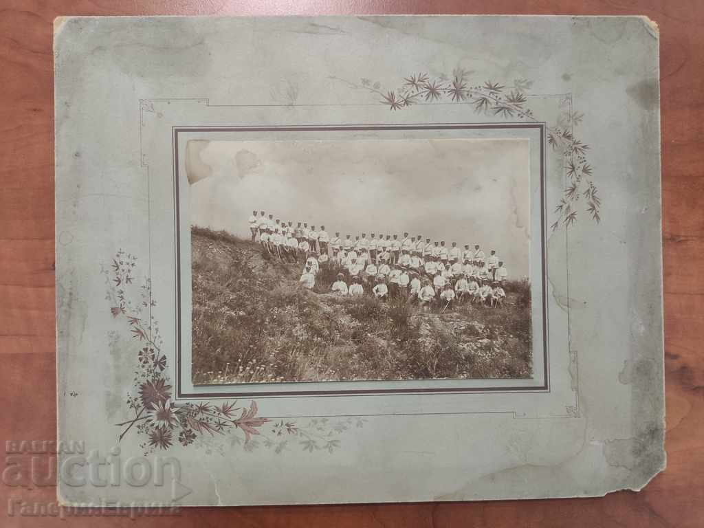 Old photo military probably 8 pioneer company with price 69.00 BGN | € 35.28