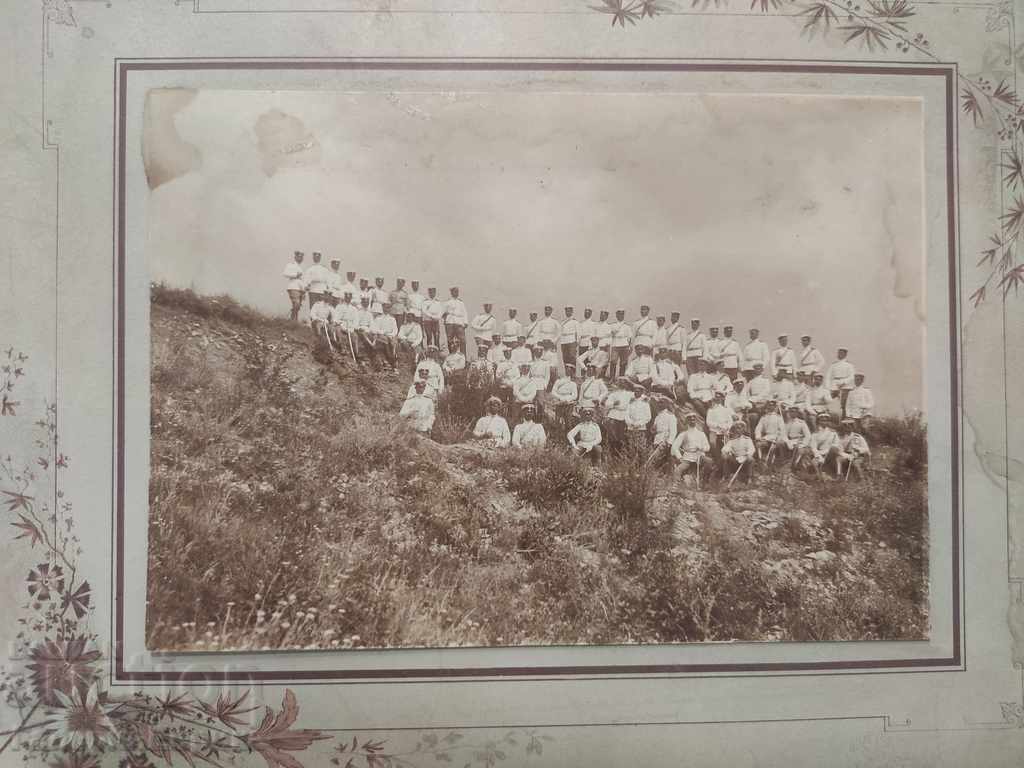 Old military photo probably 8 pioneer company