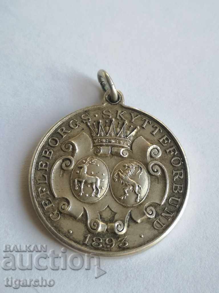 Suedeză medalie de argint