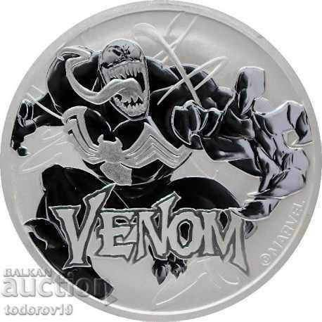 1 ουγκιά Silver Marvel - VENOM - 2020