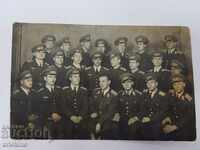 Card de fotografie militară a pilotului bulgar timpuriu