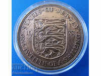 about. Jersey 1/12 Shilling 1933 Rare