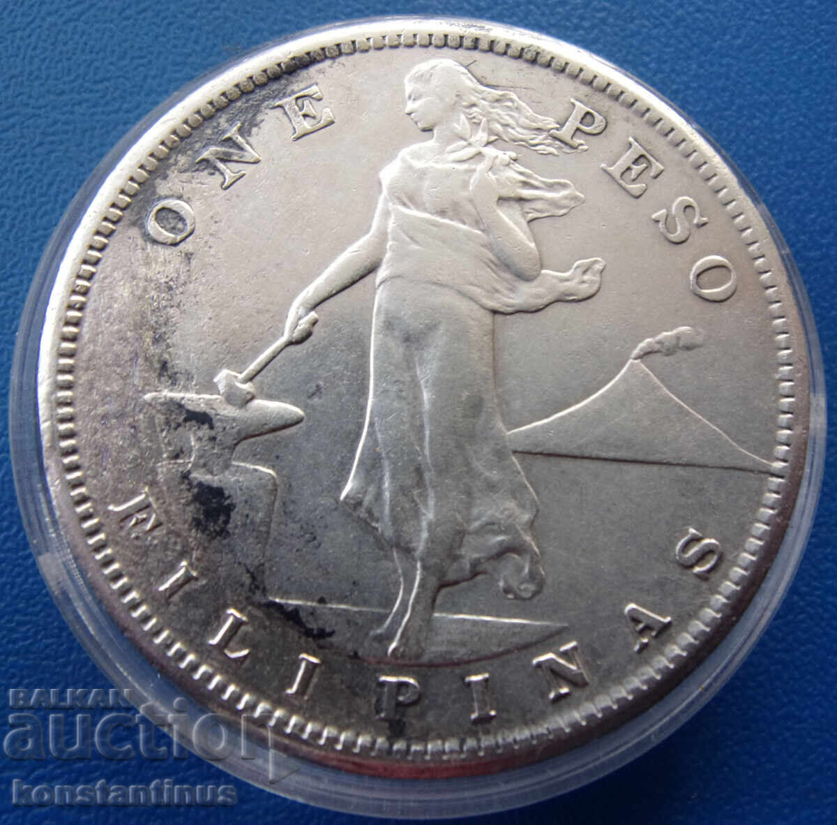 Filipine 1 Peso 1907 Foarte Rar cu preț € 74.14 | 145.01 BGN