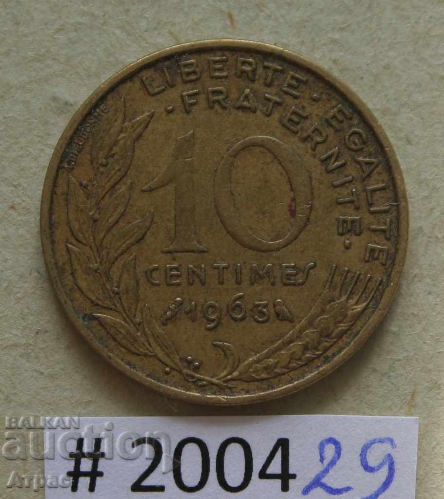 10 centimetri 1963 Franța