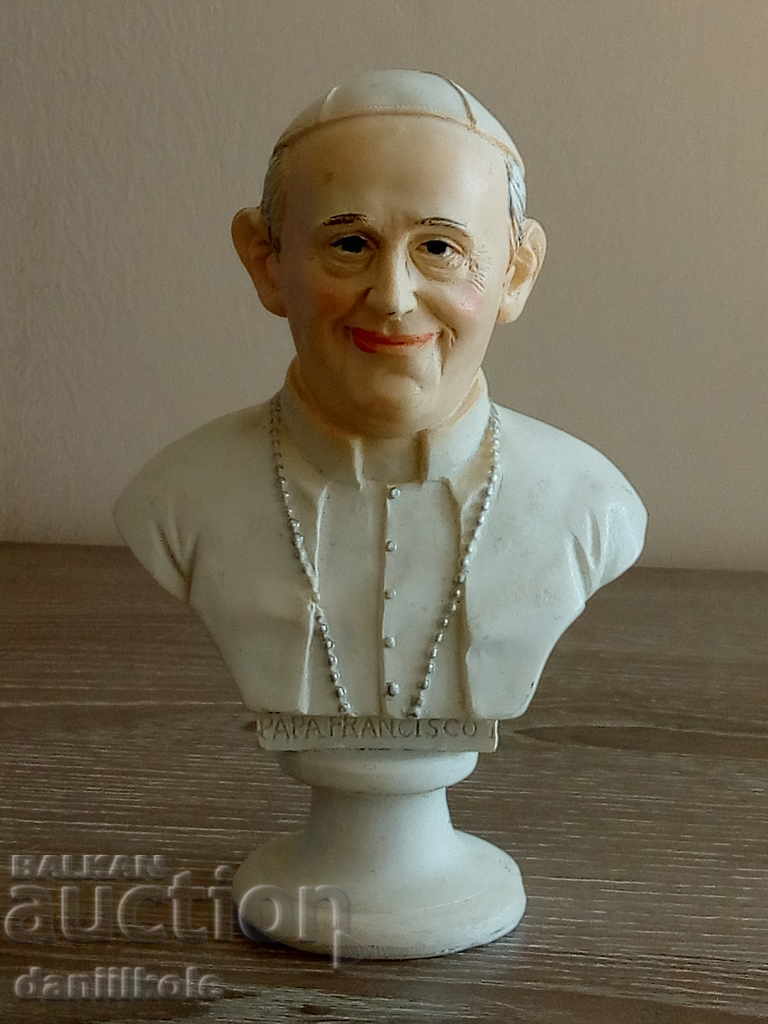 Licitație *$*Y*$* BUST AL PAPEI FRANCISC - UNIC, EXCELENT *$*Y*$*