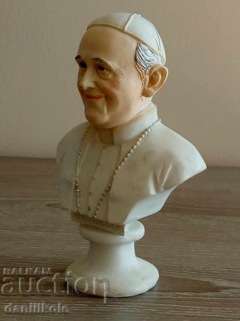 * $ * Y * $ * BUST OF POPE FRANCIS - UNIQUE EXCELLENT * $ * Y * $ * - 7 * $ * Y * $ * BUST OF POPE FRANCIS - UNIQUE EXCELLENT * $ * Y * $ * - 7