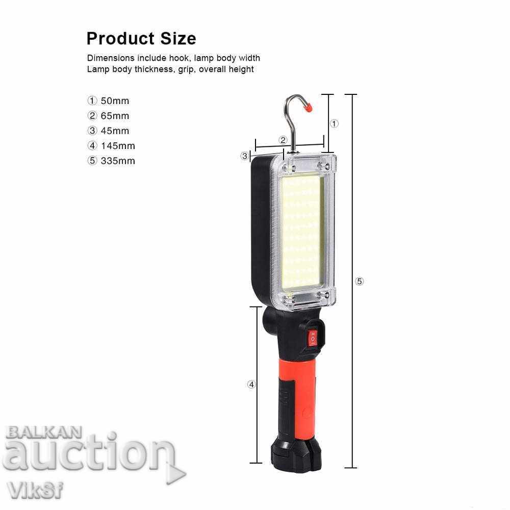 Licitație Lampă de lucru reîncărcabilă ZJ-8859-B, COB