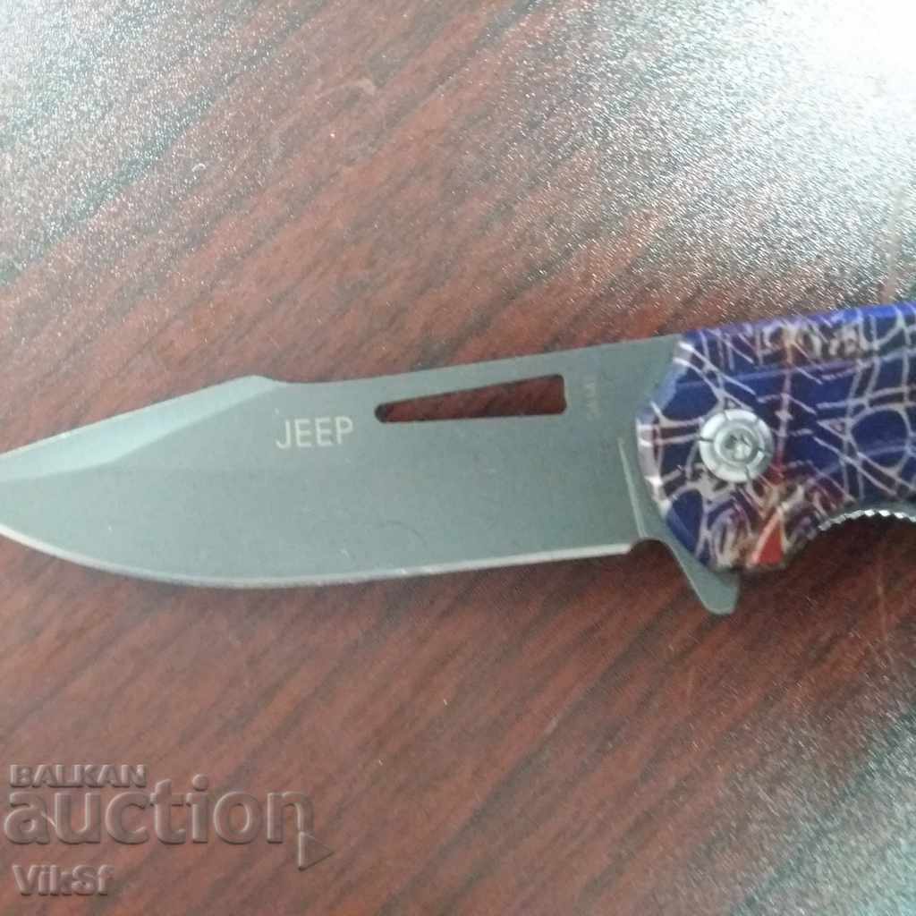 Licitație Cuțit, pliabil, Jeep, DA141, 92x218 mm Licitație Cuțit, pliabil, Jeep, DA141, 92x218 mm