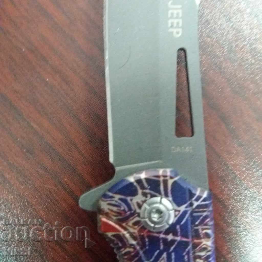 Livrarea Cuțit, pliabil, Jeep, DA141, 92x218 mm Livrarea Cuțit, pliabil, Jeep, DA141, 92x218 mm